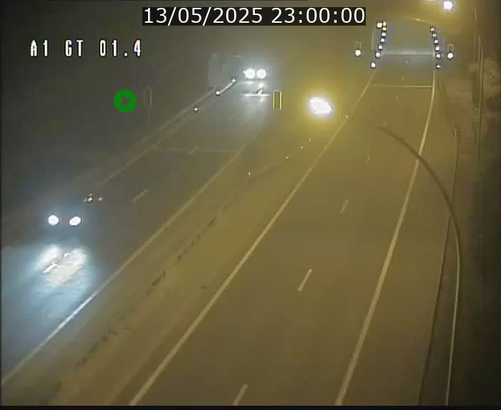 Traffic live webcam Luxembourg Hesperange - A1 direction Kirchberg - BK 1.4