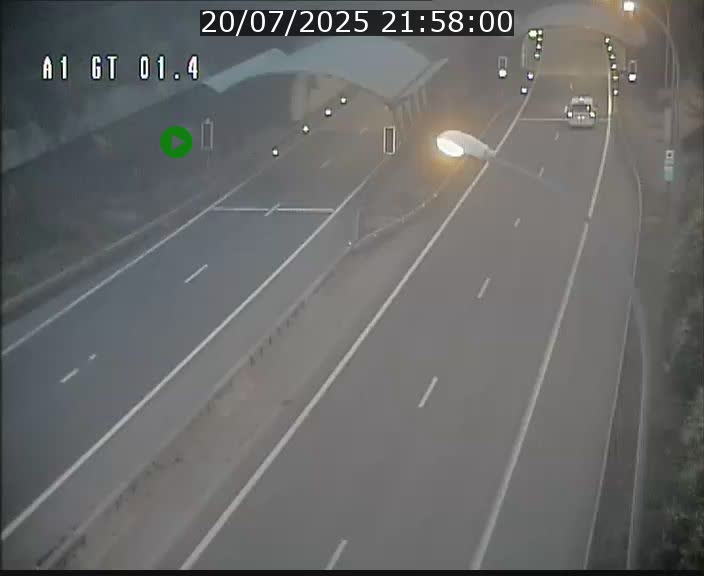 Traffic live webcam Luxembourg Hesperange - A1 direction Kirchberg - BK 1.4