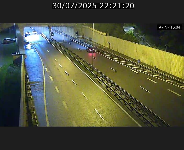 Caméra trafic Luxembourg - A7, Tunnel Mersch, entrée sud, direction Ettelbruck