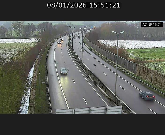 Caméra trafic Luxembourg - A7, Tunnel Mersch, entrée nord, direction Lorentzweiler