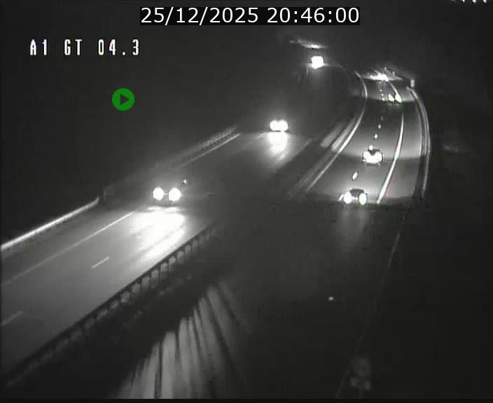 Traffic live webcam Luxembourg Itzig - A1 direction Sandweiler - BK 4.3