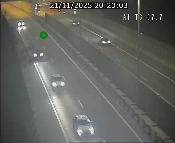 Traffic live webcam Luxembourg Kirchberg - A1 direction Luxembourg-ville - BK 7.7