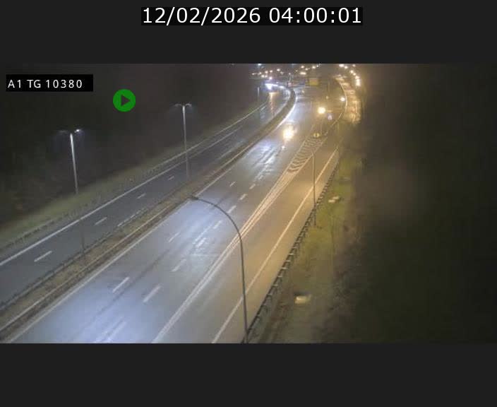 Traffic live webcam Luxembourg Senningerberg - A1 direction Luxembourg Kirchberg - BK 10.3
