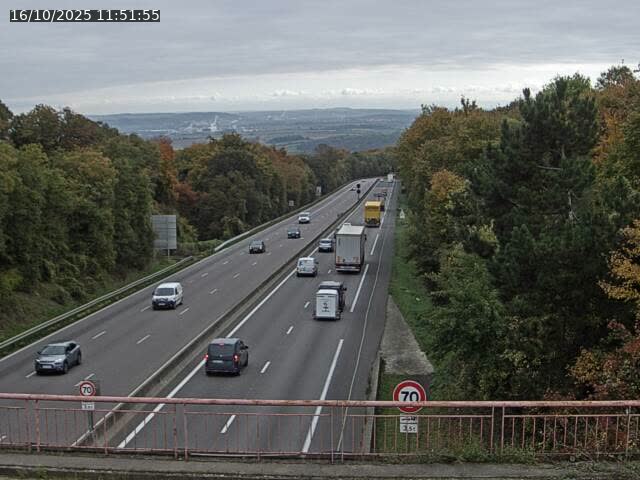 Caméra autoroute France - A33, Houdemont direction Lunéville