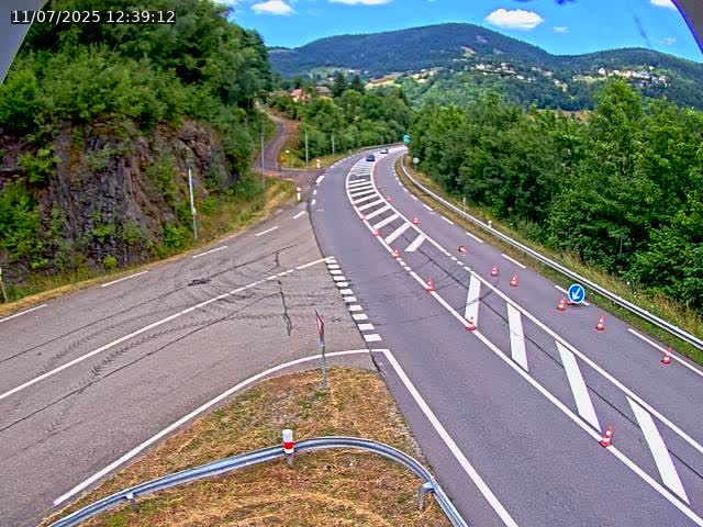 Caméra autoroute France - N66, col du Bussang direction Remiremont