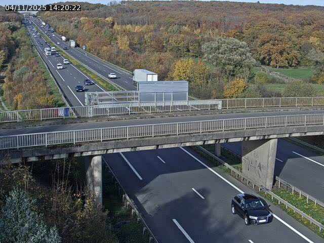 Caméra autoroute France - A31, Zoufftgen direction Luxembourg-ville, à la frontière entre la France et le Luxembourg