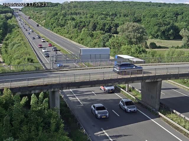 Caméra autoroute France - A31, Zoufftgen direction Luxembourg-ville, à la frontière entre la France et le Luxembourg