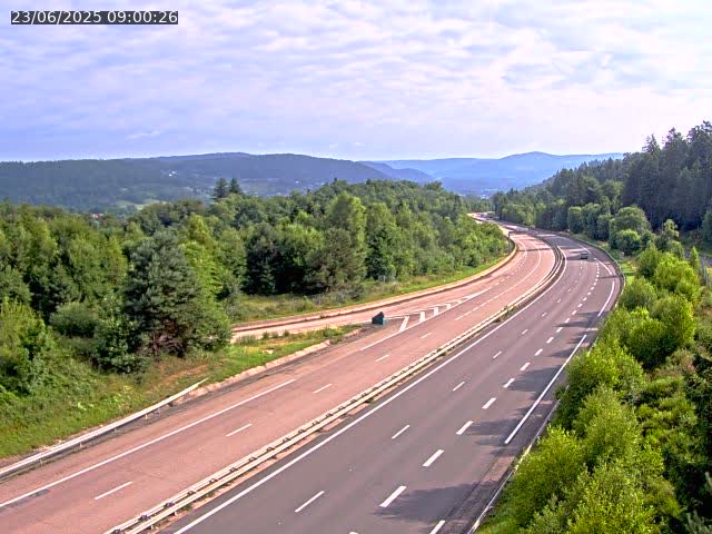 Caméra autoroute France - N57, Côte de la demoiselle direction Remiremont
