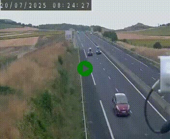 Caméra autoroute A75 à hauteur de Le Crest, en direction de Montpellier