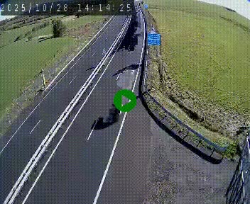 Caméra autoroute A75 à hauteur du col de la Fageole en direction de Clermont-Ferrand