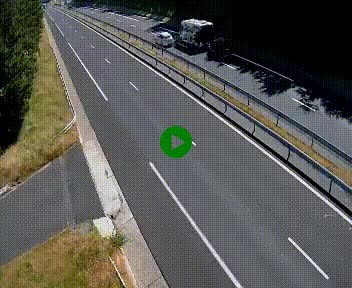 Caméra autoroute A75 à hauteur du col des Issartets en direction de Montpellier