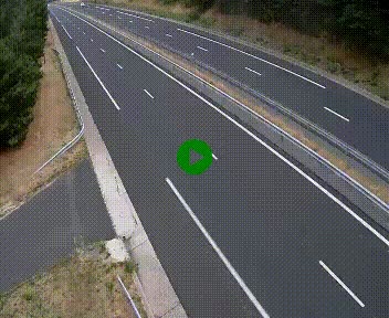 Caméra autoroute A75 à hauteur du col des Issartets en direction de Montpellier