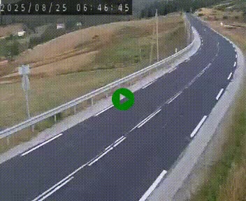 Webcam routière au niveau du col de la Chavade en Ardèche, sur la N102 à 1266 mètres d'altitude
