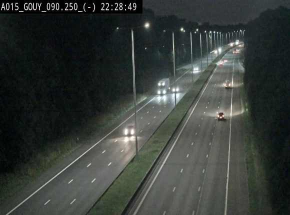 Webcam autoroute Belgique - Gouy-lez-piéton - E42 - BK 90.3