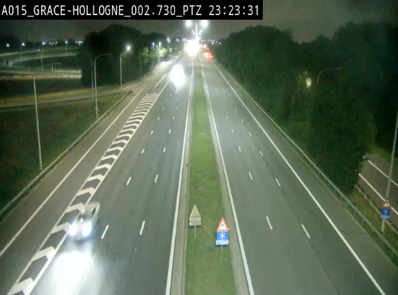 Caméra trafic Belgique - Grâce-Hollogne - E42, jonction avec A604, direction Loncin/Aéroport de Liège -  BK 3.2