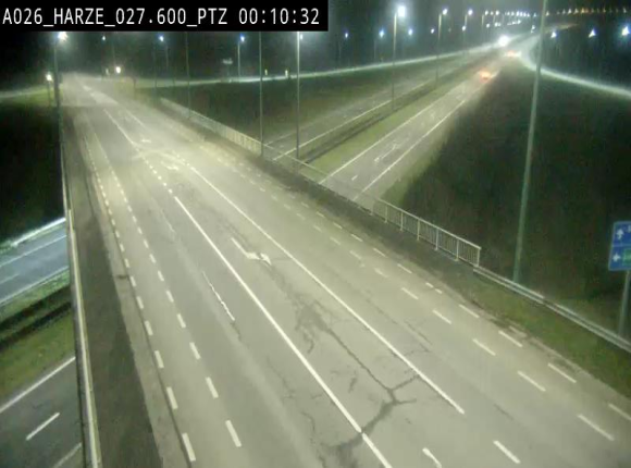 Caméra autoroute Belgique - Sougné-Remouchamps,E25 direction Luxembourg