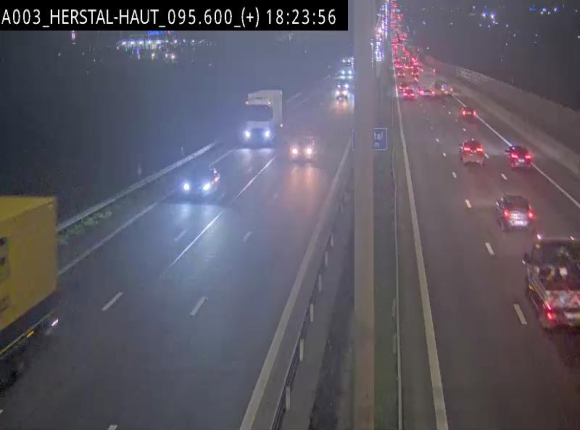 Webcam autoroute Belgique - Herstal - E40 direction Aix-la-Chapelle - BK 97