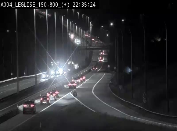 Caméra autoroute Belgique - Côte de Léglise, E411(A4) direction Luxembourg