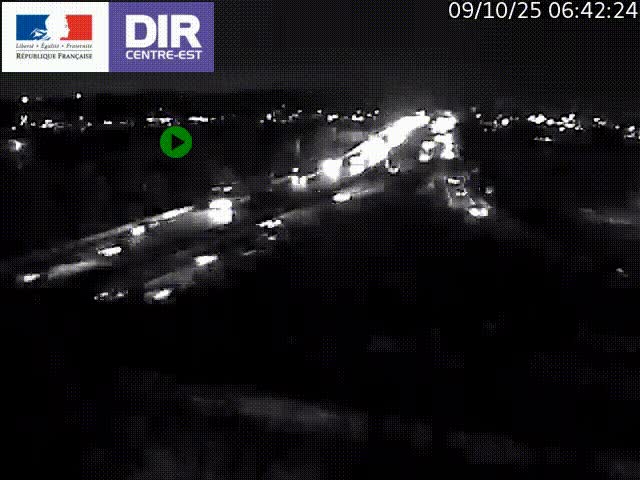 Webcam autoroute sur A450 à Pierre-Bénite en direction de Lyon et de l'autoroute A7