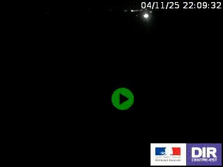 Webcam routière sur la RN7 à hauteur de Toulon-sur-Allier, entre Moulins et Vichy