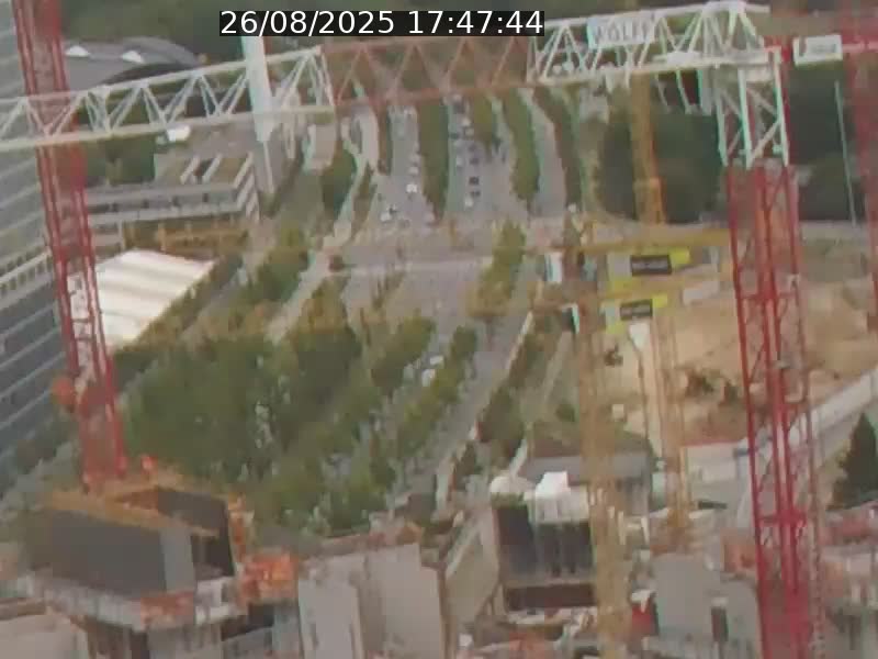 Webcam sur l'avenue John Fitzgerald Kennedy (N51) avec vue orientée vers le Findel