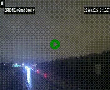 Webcam routière sur N338 à hauteur de Grand-Quevilly en périphérie de Rouen. Vue orientée vers Rouen
