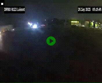 Webcam en périphérie de Chartres sur la N123, à hauteur de Luisant. Vue orientée vers Chartres
