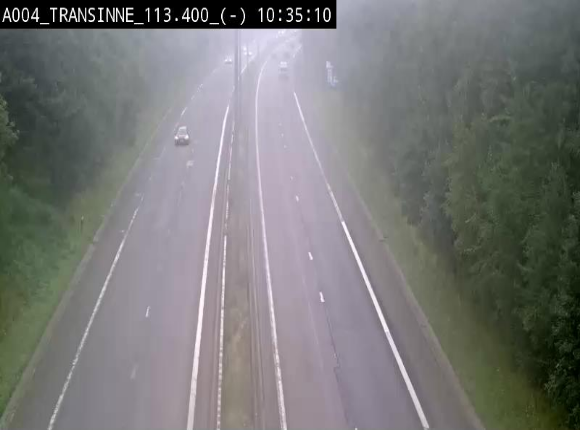 Caméra trafic E411 (A4) - Transinne direction Namur - BK 113.425