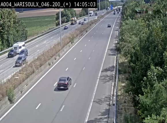 Webcam autoroute Belgique - Warissoulx - E411 - BK 46.2