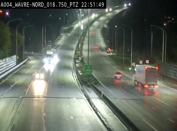 Webcam traffic E411(A4) - BK 18.7 - Bierges (Wavre Nord)