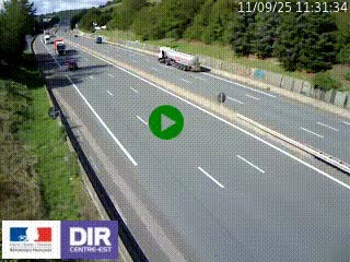 Webcam routière à Saint-Etienne-Terrenoire sur la RN88 avant la jonction entre l'A72 et le Boulevard Périphérique de Saint-Etienne