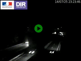 Caméra trafic à Meylan sur la Rocade-Sud de Grenoble en direction d'Aix-en-Provence