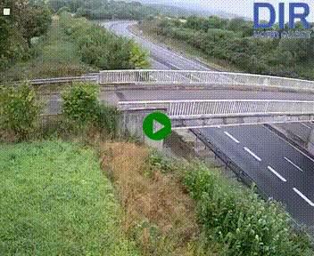 Webcam sur A84 à hauteur de Pont-Farcy, au niveau du pont autoroutier sur la Vire, au sud de Saint-Lô