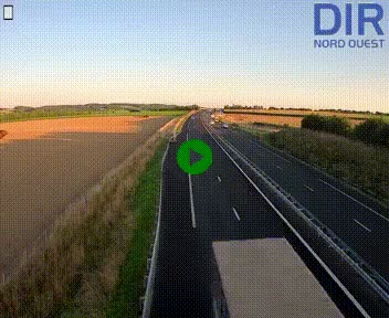Webcam sur A84 à hauteur de l'échangeur de Poilley avec la N175, au sud d'Avranches
