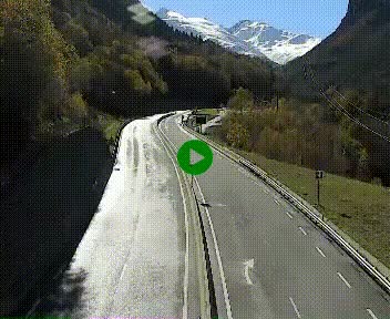 Webcam Porté-Puymorens sur N320, en direction de Pas de la Casa (Andorre)