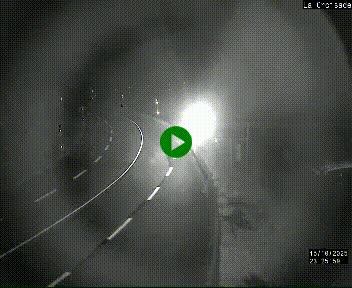 Webcam au carrefour de la croisade, à la jonction entre la N22 et la N320, avant le poste de douane franco-andorrane. Webcam à 1790 mètres d'altitude