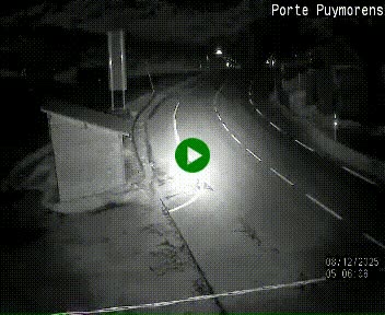 Webcam Col du Puymorens sur N320, en direction de Pas de la Casa (Andorre)