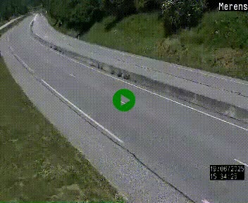 Webcam Ax-les-Thermes sur N20, en direction d'Andorre