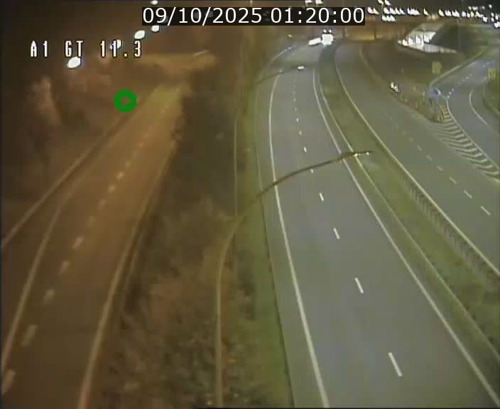 Traffic live webcam Luxembourg Senningerberg - A1 direction Allemagne - BK 11.3