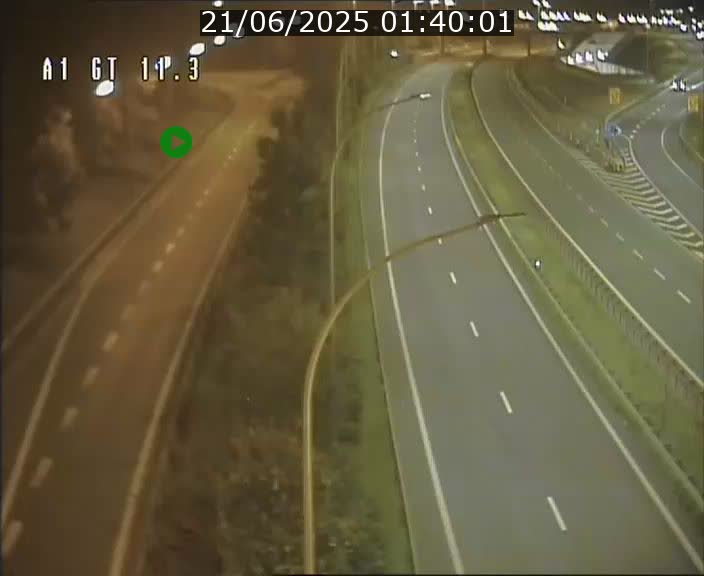 Traffic live webcam Luxembourg Senningerberg - A1 direction Allemagne - BK 11.3