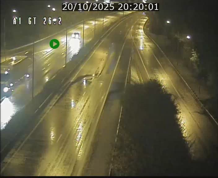 Traffic live webcam Luxembourg Grevenmacher - A1 direction Allemagne - BK 26.2