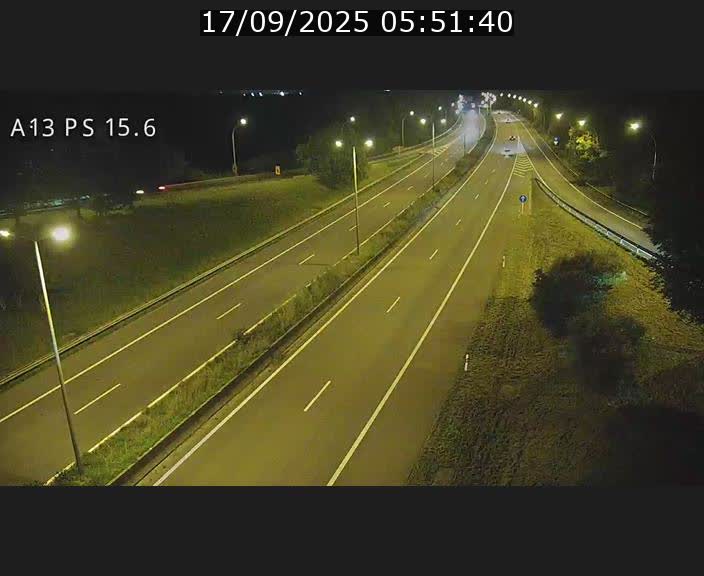 Traffic live webcam Luxembourg Kayl - A13 direction Dudelange - BK 15.6