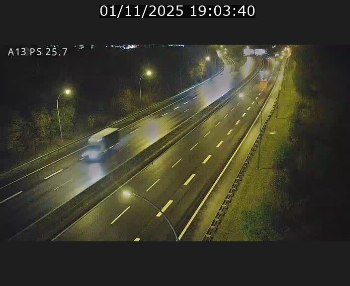 Traffic live webcam Luxembourg Frisange - A13 direction Allemagne - BK 26