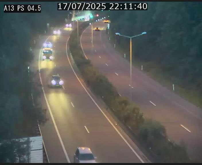 Traffic live webcam Luxembourg Differdange - A13 direction Esch-sur-Alzette - BK 4.5