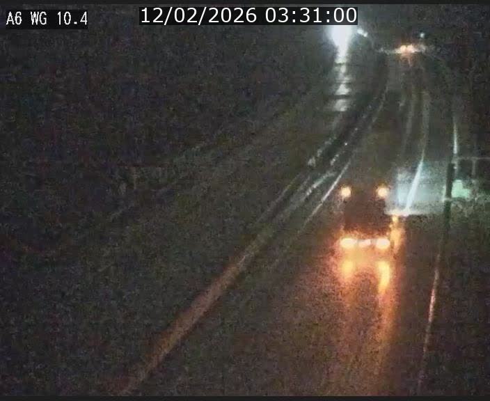 Traffic live webcam Luxembourg Mamer - A6 - BK 10.4 - direction Luxembourg/France/Allemagne