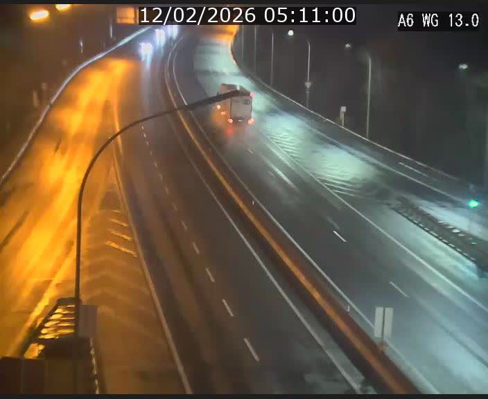Traffic live webcam Luxembourg Mamer - A6 - BK 13 - direction Luxembourg/France/Allemagne