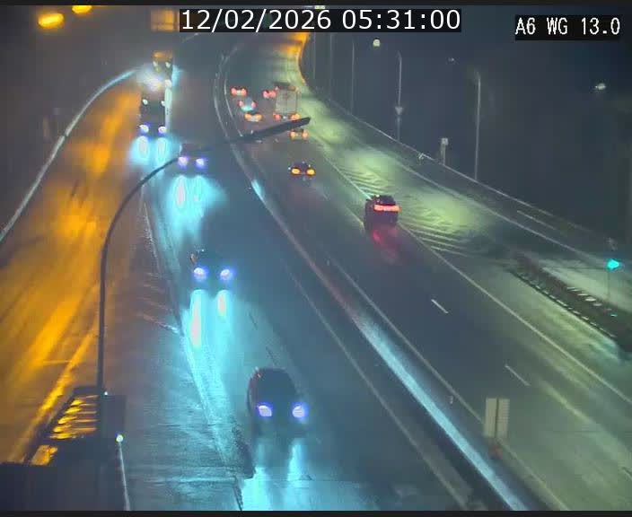 Traffic live webcam Luxembourg Mamer - A6 - BK 13 - direction Luxembourg/France/Allemagne