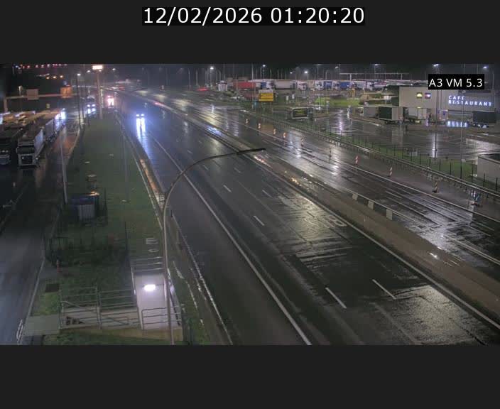 Traffic live webcam Luxembourg Aire de Berchem - A3 - BK 5 - direction France