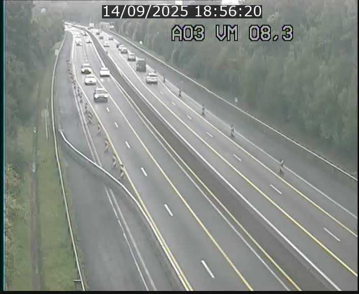Traffic live webcam Luxembourg Bettembourg - A3 - BK 8.3 - direction France