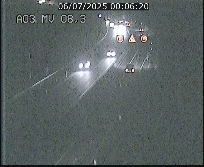 Webcam Autoroute après la Croix de Bettembourg en direction de Luxembourg sur l'A3